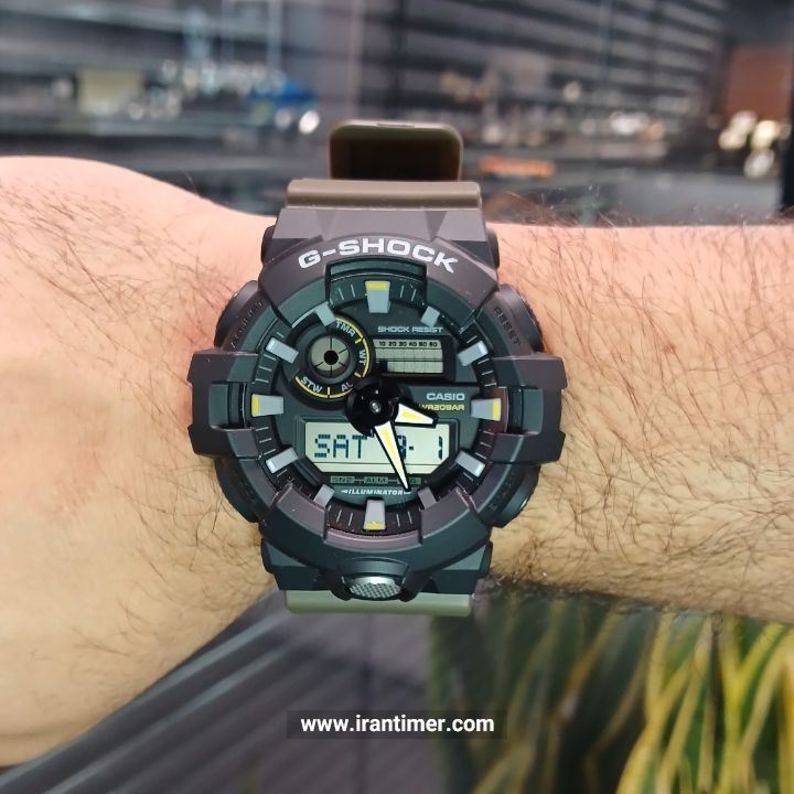 قیمت و خرید ساعت مچی مردانه کاسیو (CASIO) جی شاک مدل GA-710TU-1A3DR اسپرت | اورجینال و اصلی