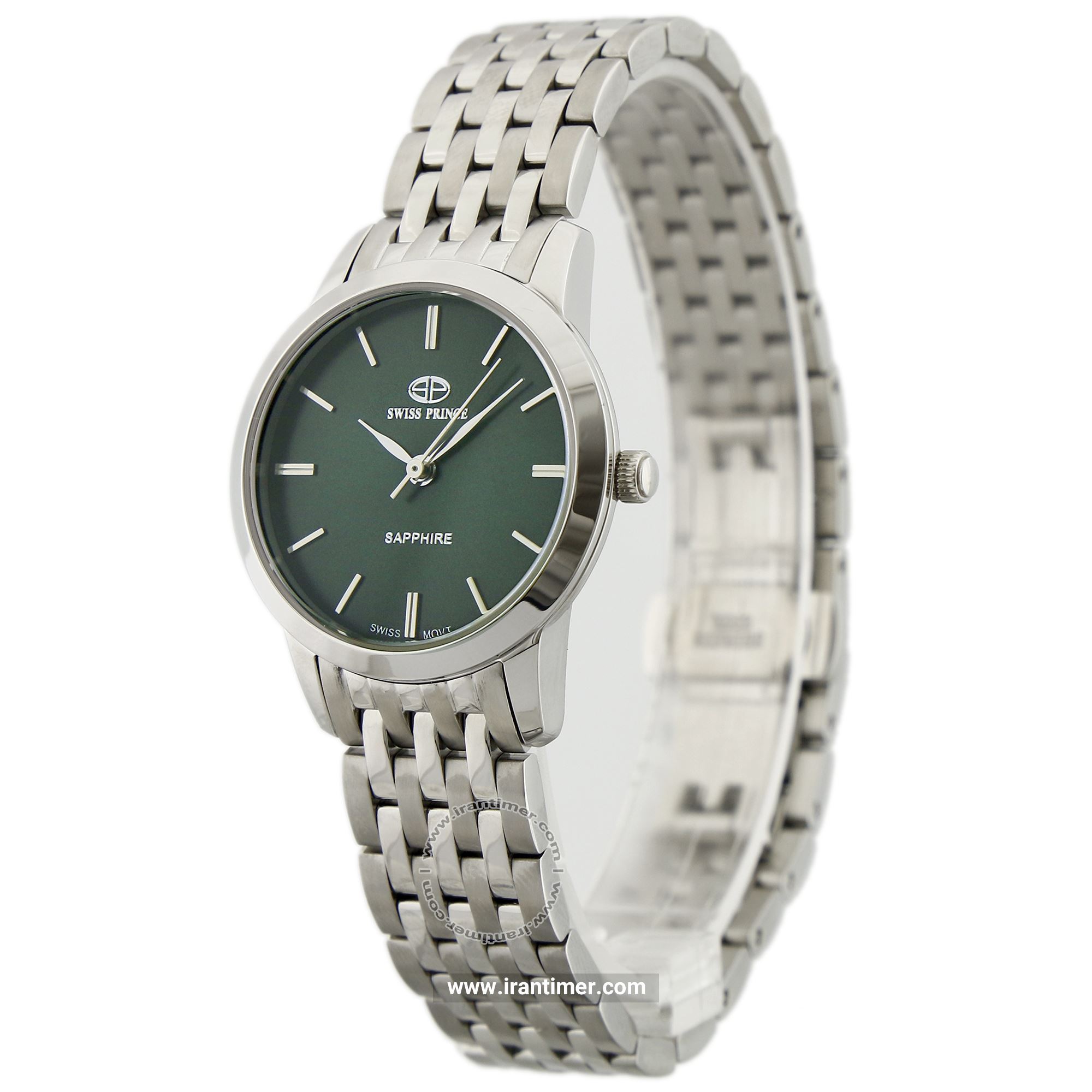 قیمت و خرید ساعت مچی زنانه سوئیس پرنس(Swiss Prince) مدل 2001G-WOMEN-GREEN کلاسیک | اورجینال و اصلی