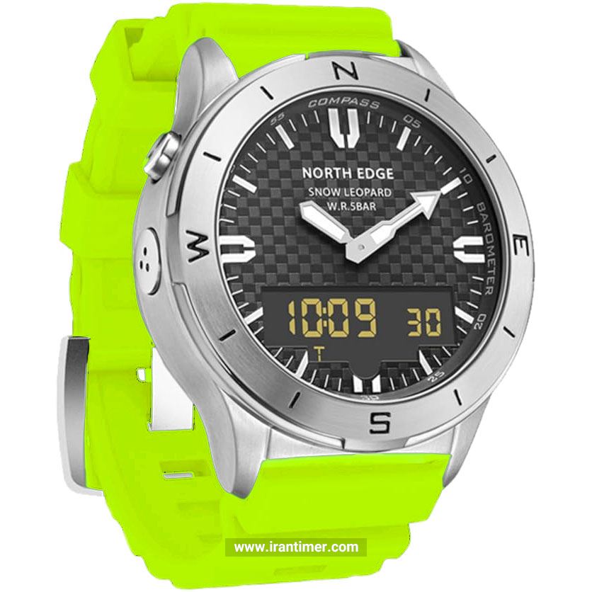 قیمت و خرید ساعت مچی مردانه نورث اج(North Edge) مدل SNOW LEOPARD GREEN اسپرت | اورجینال و اصلی