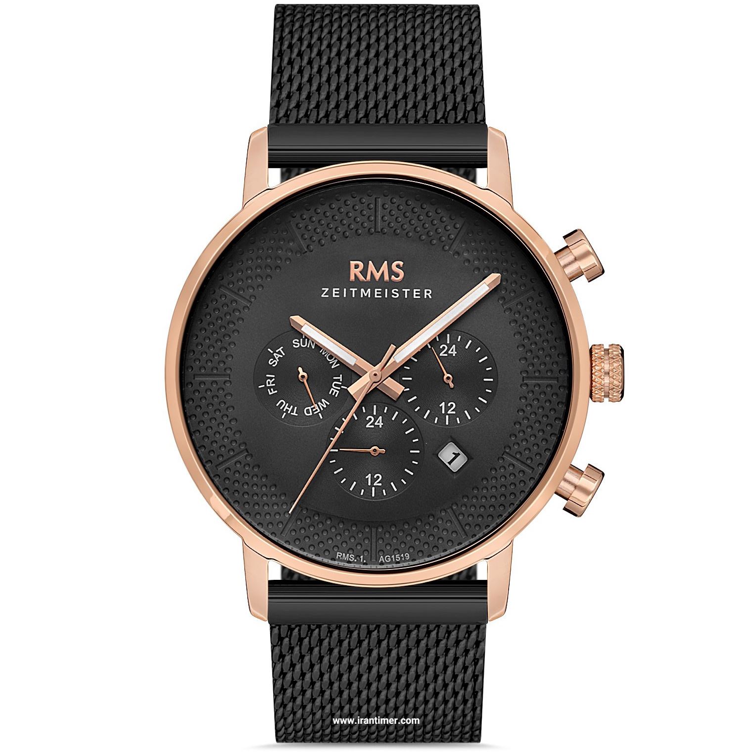 قیمت و خرید ساعت مچی مردانه آر ام اس زیمستر(RMS ZEITMEISTER) مدل RMS.1.AG1519.06 کلاسیک | اورجینال و اصلی