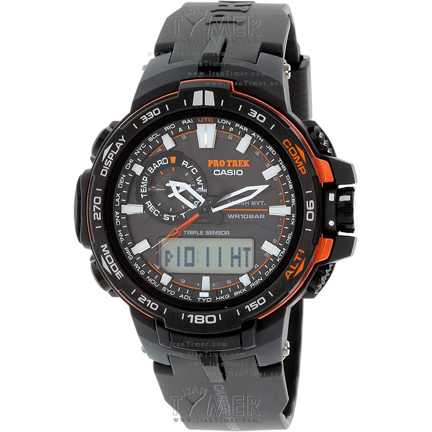 قیمت و خرید ساعت مچی مردانه کاسیو (CASIO) پروترک مدل PRW-6000Y-1DR اسپرت | اورجینال و اصلی