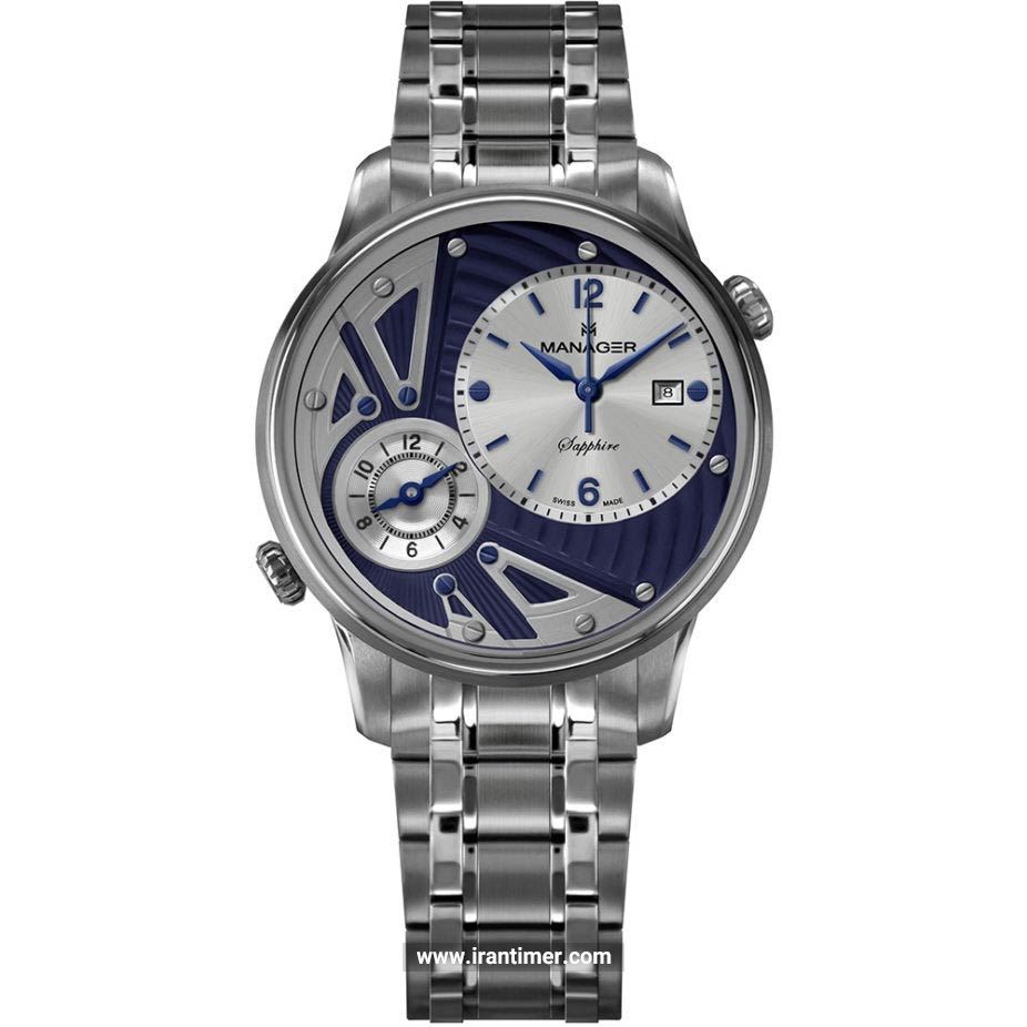 قیمت و خرید ساعت مچی مردانه منیجر(MANAGER) مدل MAN-TR-01-SM کلاسیک | اورجینال و اصلی