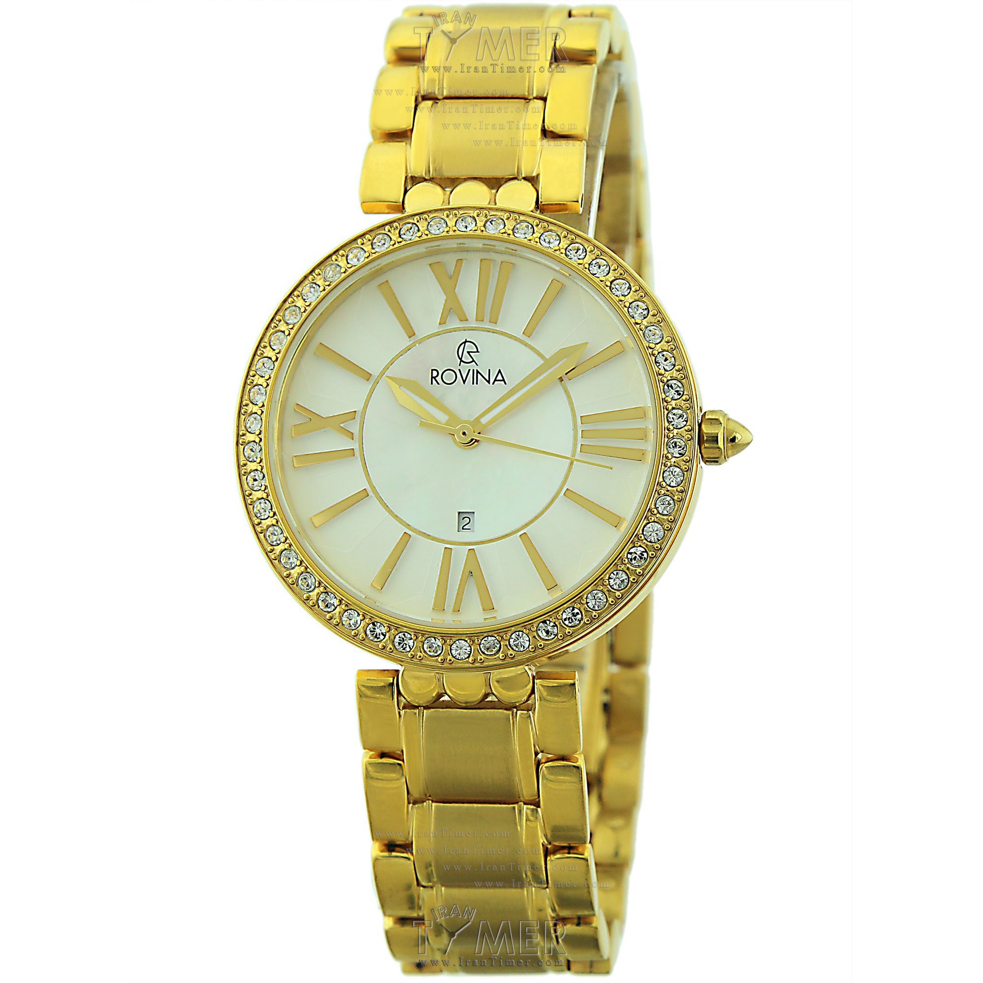 قیمت و خرید ساعت مچی زنانه رُوینا(ROVINA) مدل 70125L3BW فشن | اورجینال و اصلی