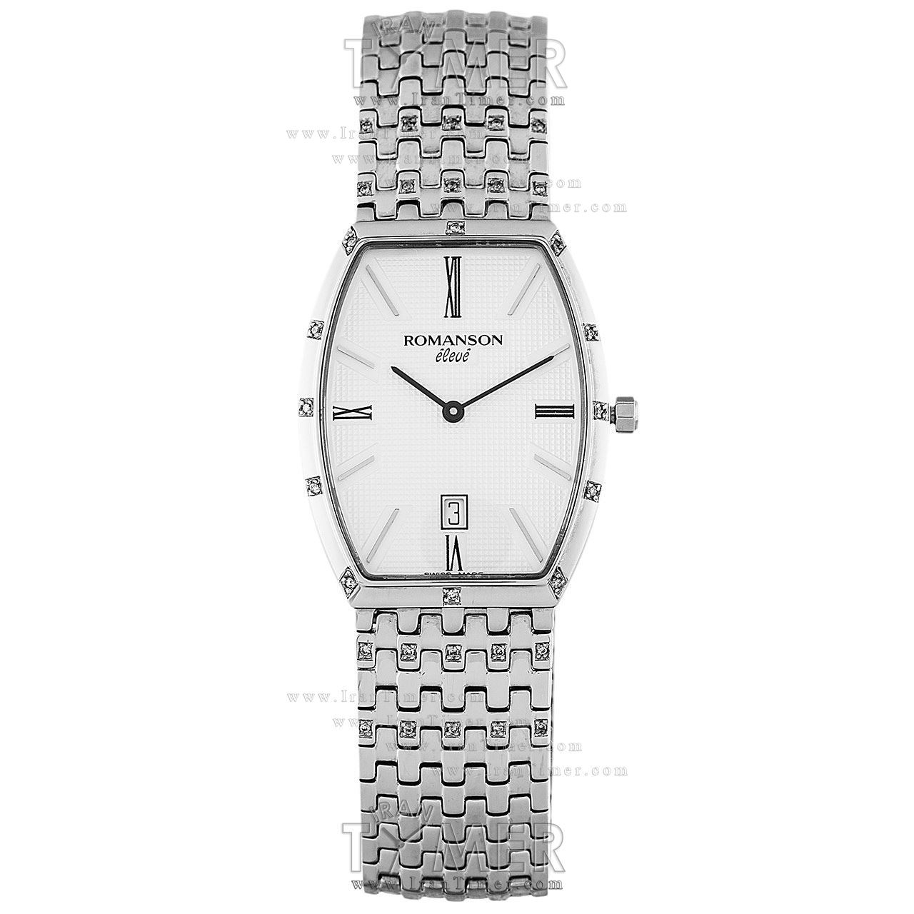 قیمت و خرید ساعت مچی مردانه رومانسون(ROMANSON) مدل EM9250UM1WAS2B-W کلاسیک | اورجینال و اصلی
