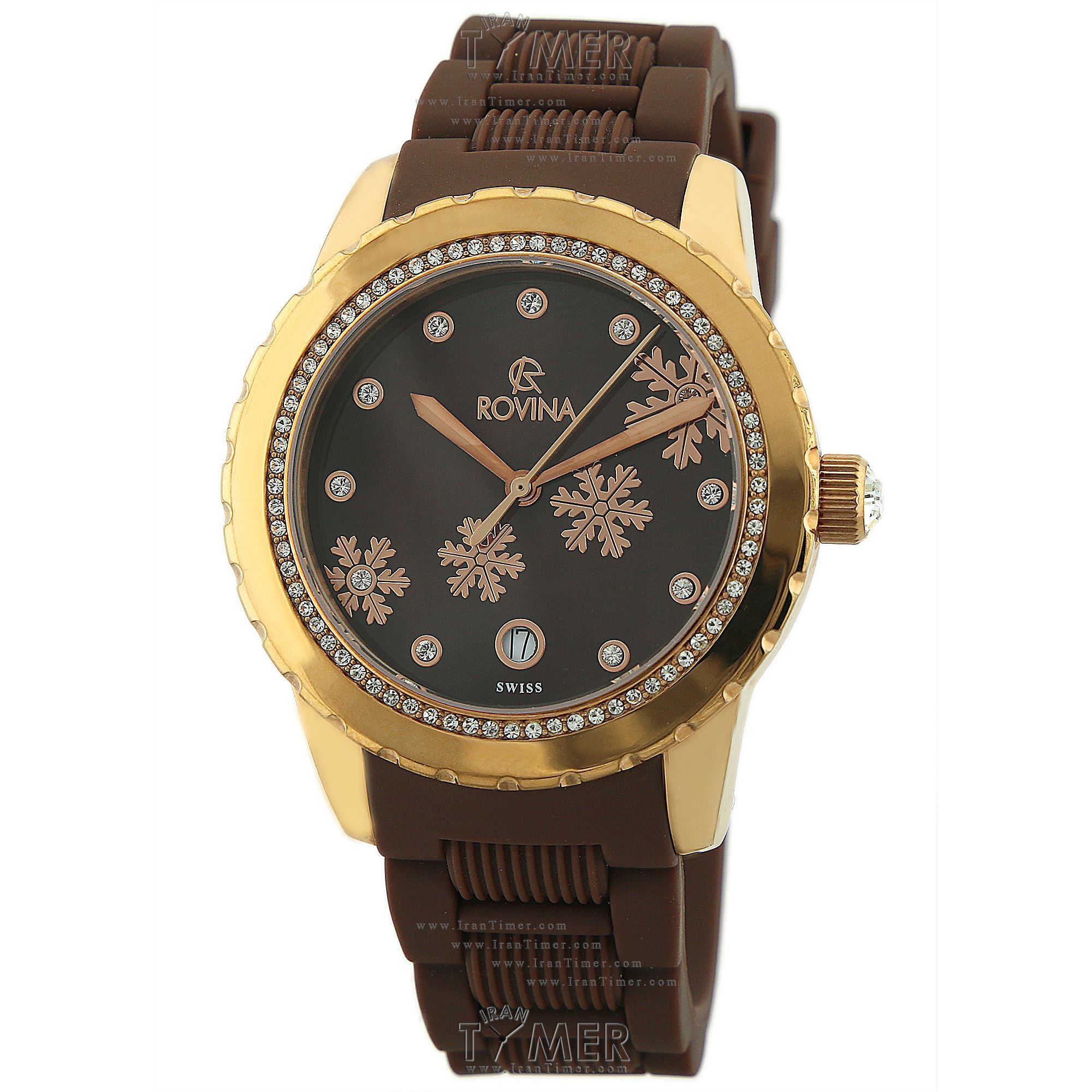 قیمت و خرید ساعت مچی زنانه رُوینا(ROVINA) مدل 57148L2SBr فشن اسپرت | اورجینال و اصلی