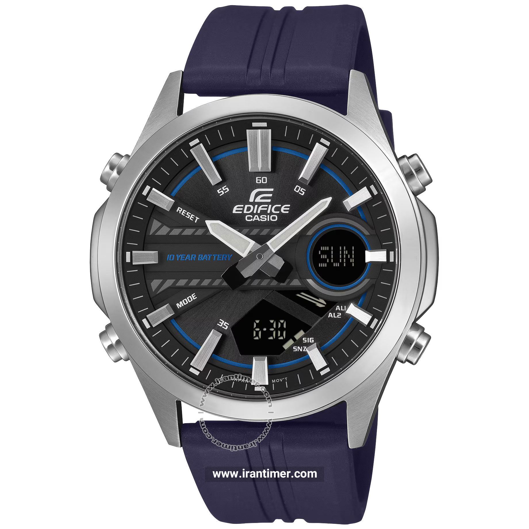 قیمت و خرید ساعت مچی مردانه کاسیو (CASIO) ادیفس(ادیفایس) مدل EFV-C120P-1A2DF اسپرت | اورجینال و اصلی