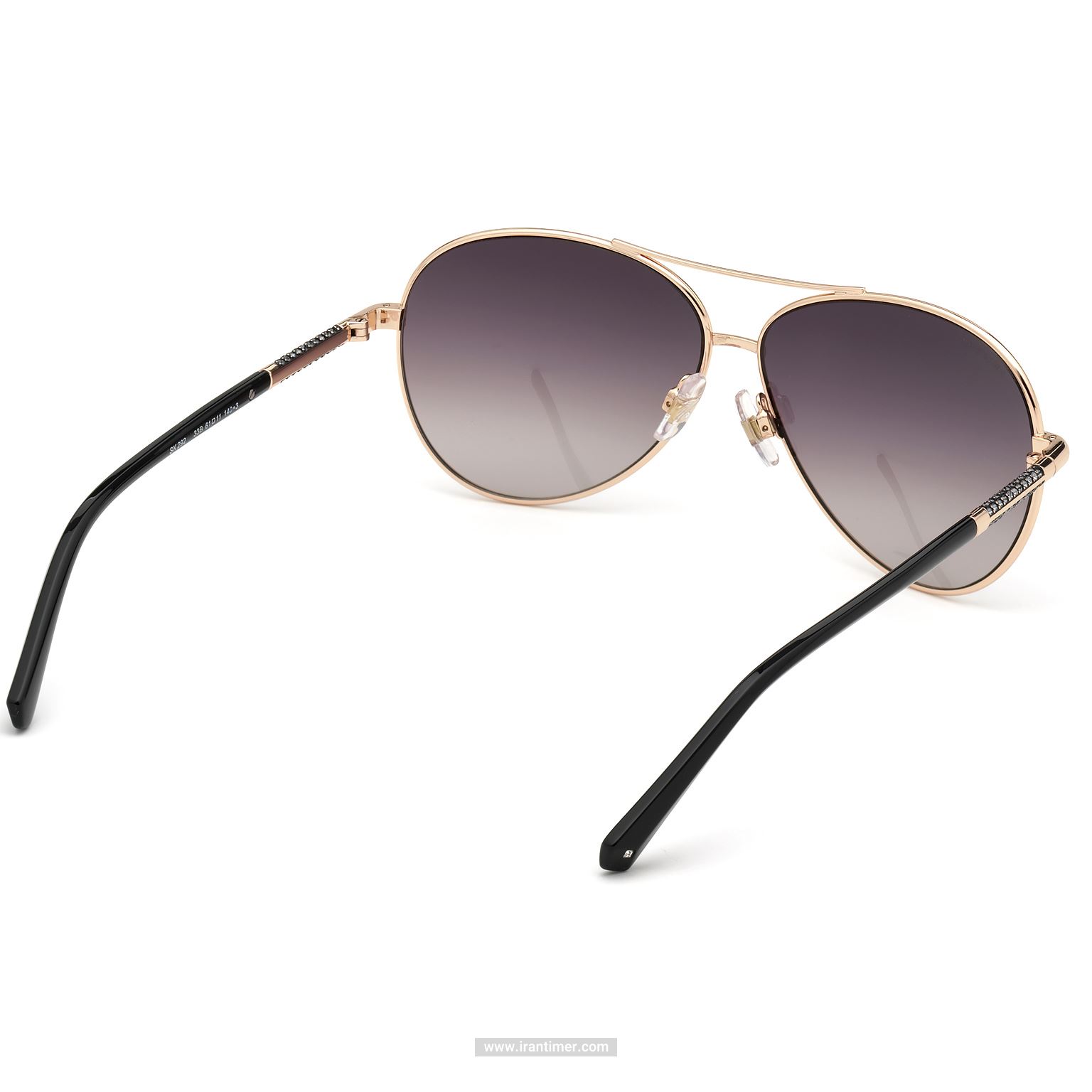 قیمت و خرید عینک آفتابی زنانه خلبانی (SWAROVSKI) مدل SK S 0292 33B 61 | اورجینال و اصلی