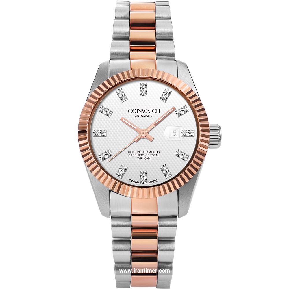 قیمت و خرید ساعت مچی زنانه کوین واچ(COINWATCH) مدل C110RWX فشن | اورجینال و اصلی