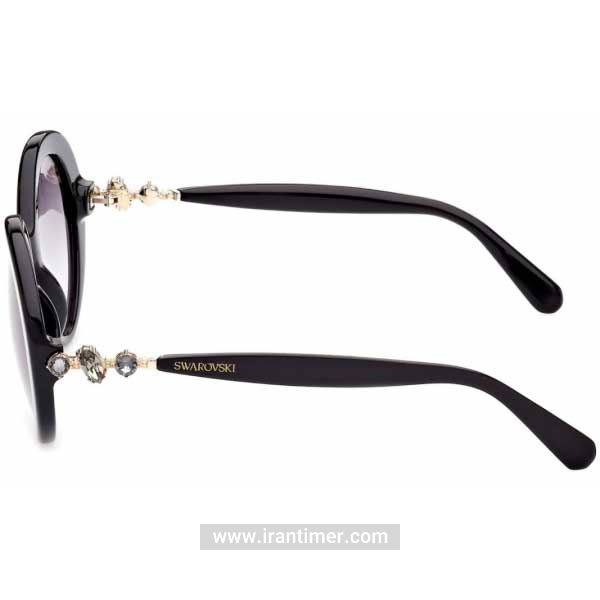 قیمت و خرید عینک آفتابی زنانه کلاسیک (SWAROVSKI) مدل SK 0360 01B 53 | اورجینال و اصلی