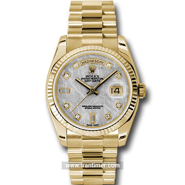 قیمت و خرید ساعت مچی مردانه رولکس(Rolex) مدل 118238 mtdp Silver کلاسیک | اورجینال و اصلی