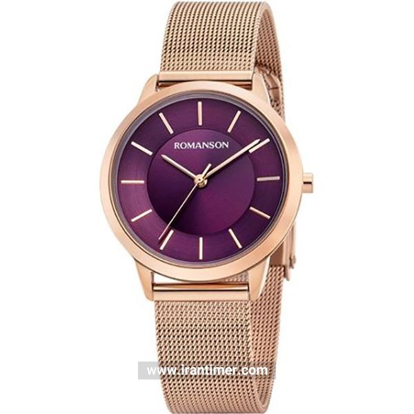 قیمت و خرید ساعت مچی زنانه رومانسون(ROMANSON) مدل TM0B09LLRRAP6R-WINE کلاسیک | اورجینال و اصلی