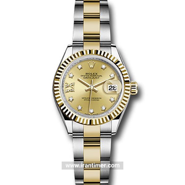 قیمت و خرید ساعت مچی زنانه رولکس(Rolex) مدل 279173 ch9dix8do Gold کلاسیک | اورجینال و اصلی