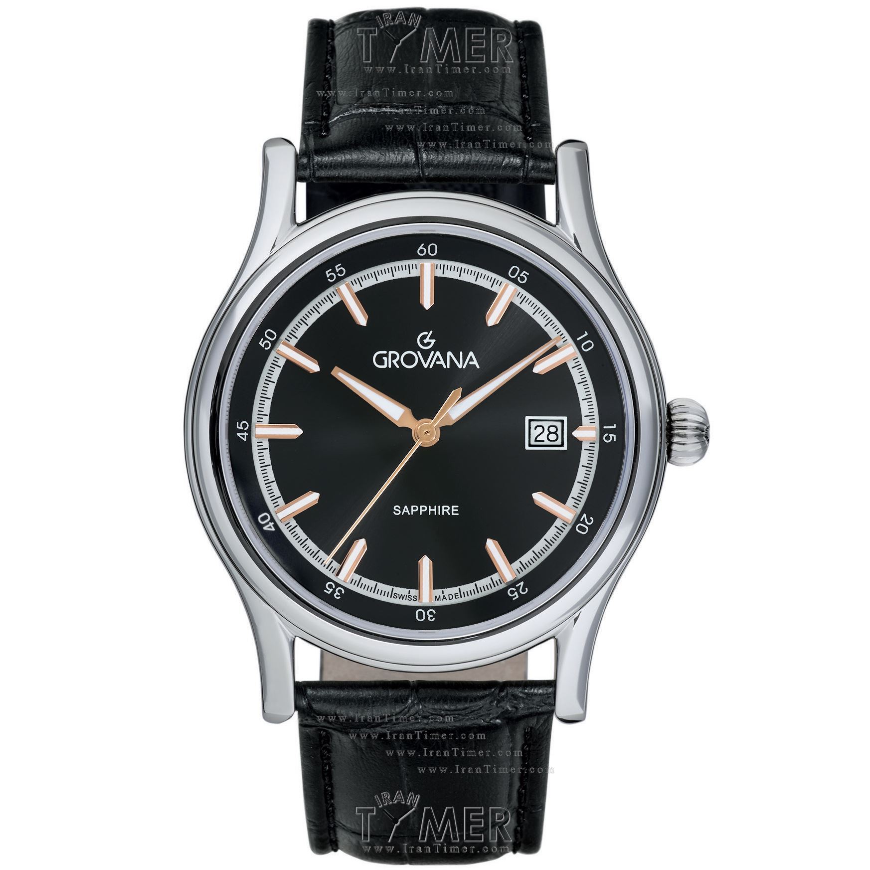 قیمت و خرید ساعت مچی مردانه گرووانا(GROVANA) مدل 1734.1524 کلاسیک | اورجینال و اصلی