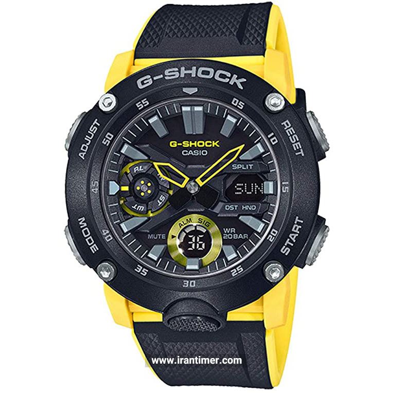 قیمت و خرید ساعت مچی مردانه کاسیو (CASIO) جی شاک مدل GA-2000-1A9DR اسپرت | اورجینال و اصلی