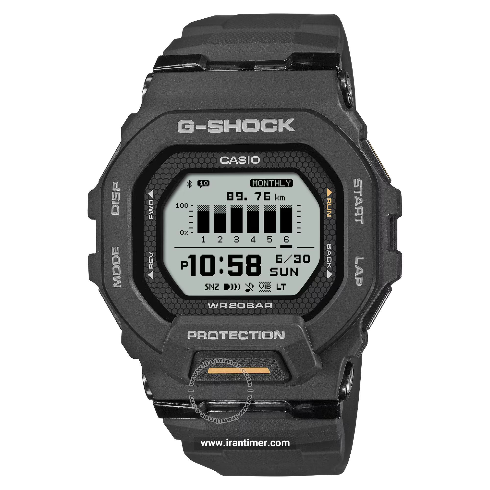 قیمت و خرید ساعت مچی مردانه کاسیو (CASIO) جی شاک مدل GBD-200-1A1DR اسپرت | اورجینال و اصلی
