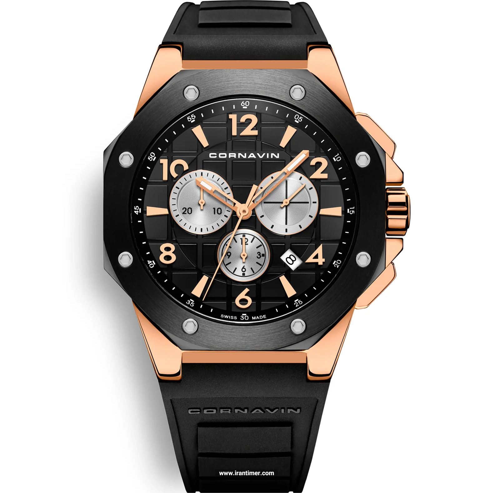 قیمت و خرید ساعت مچی مردانه کورناوین(CORNAVIN) مدل COR2012-2010R اسپرت | اورجینال و اصلی