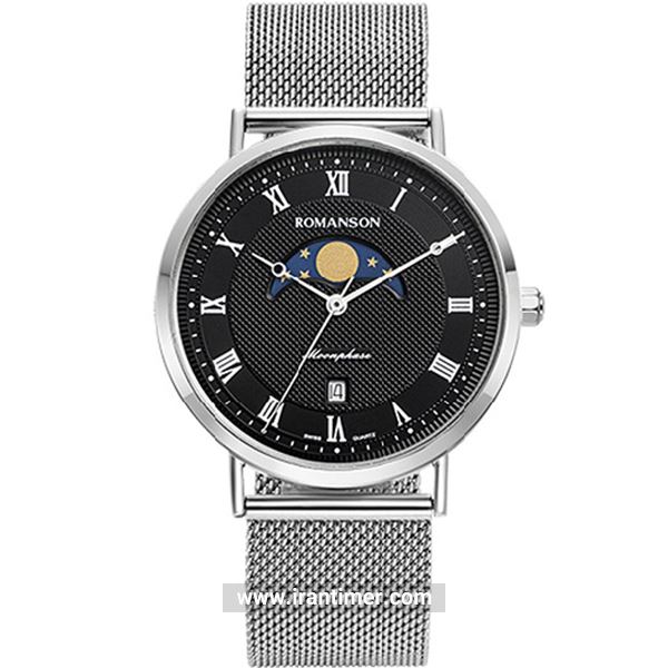 قیمت و خرید ساعت مچی مردانه رومانسون(ROMANSON) مدل TM1B24FM2WA32W-BK کلاسیک | اورجینال و اصلی