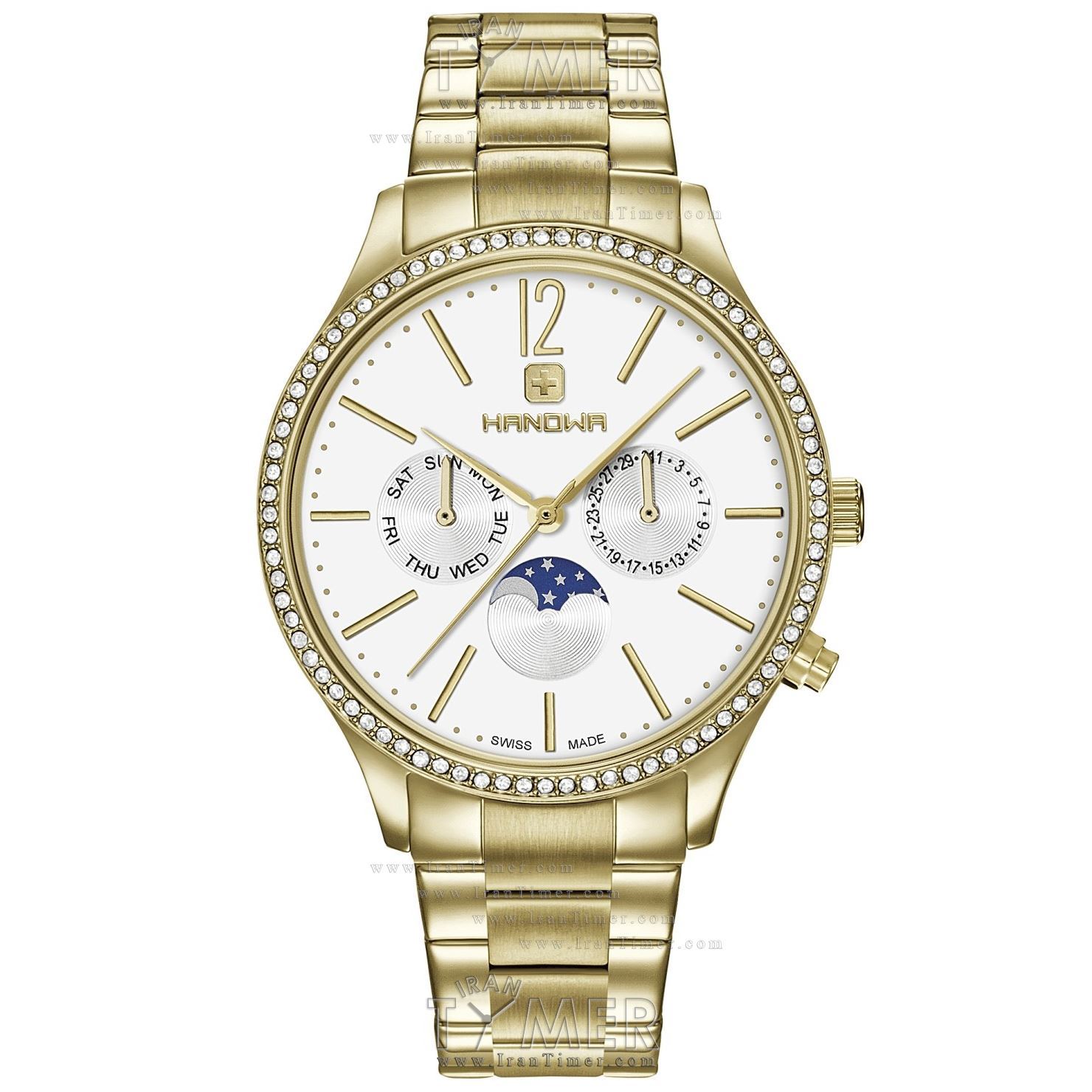 قیمت و خرید ساعت مچی زنانه هانوا(HANOWA) مدل 16-7068.02.001 کلاسیک فشن | اورجینال و اصلی
