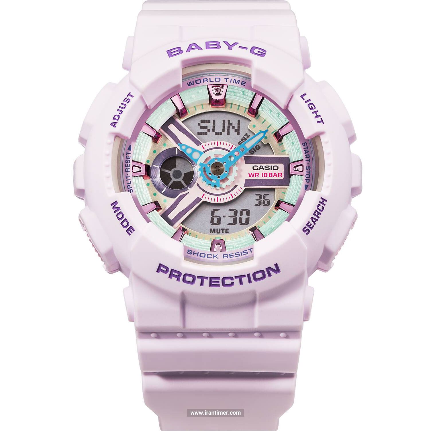 قیمت و خرید ساعت مچی کاسیو (CASIO) بیبی جی مدل BA-110XPM-6ADR اسپرت | اورجینال و اصلی