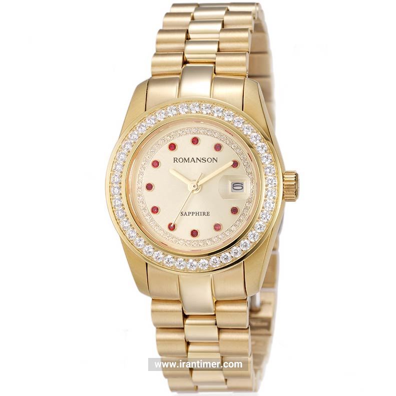 قیمت و خرید ساعت مچی زنانه رومانسون(ROMANSON) مدل TM6A28QLGGA8C2-G کلاسیک | اورجینال و اصلی