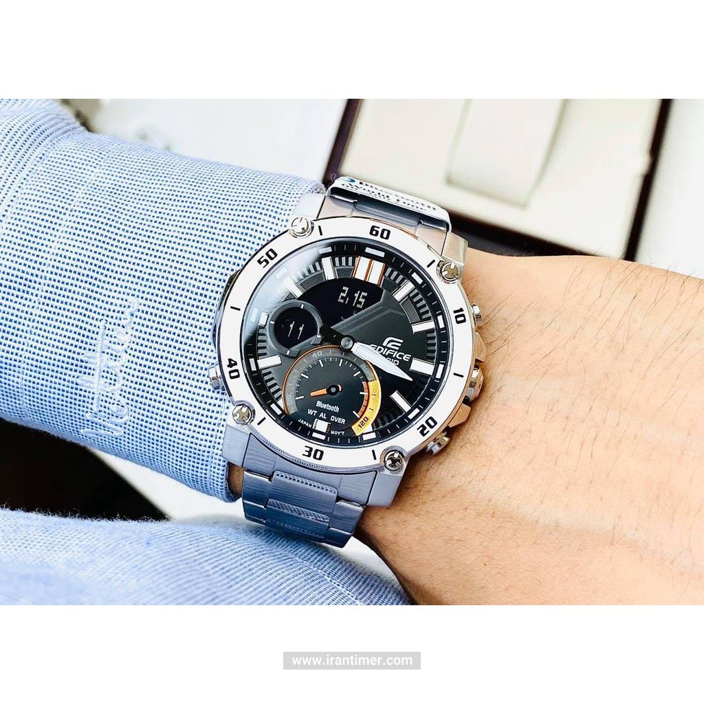 قیمت و خرید ساعت مچی مردانه کاسیو (CASIO) ادیفس(ادیفایس) مدل ECB-20D-1ADF کلاسیک | اورجینال و اصلی