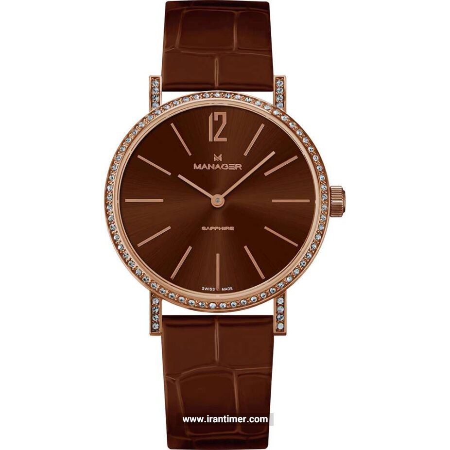 قیمت و خرید ساعت مچی زنانه منیجر(MANAGER) مدل MAN-PA-15-RL فشن | اورجینال و اصلی