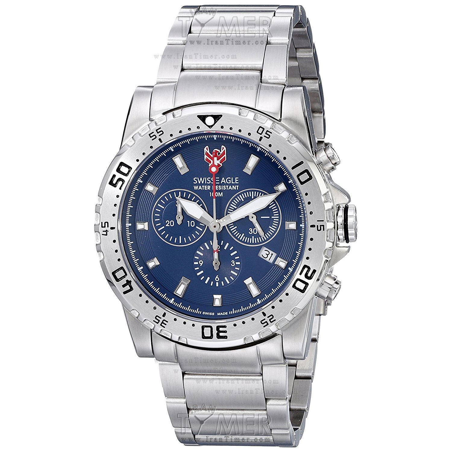 قیمت و خرید ساعت مچی مردانه سوئیس ایگل(SWISS EAGLE) مدل SE9008-33 کلاسیک | اورجینال و اصلی