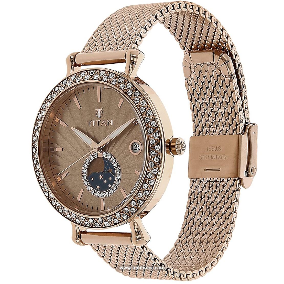 قیمت و خرید ساعت مچی زنانه تایتِن(TITAN) مدل T95015WM01 کلاسیک | اورجینال و اصلی