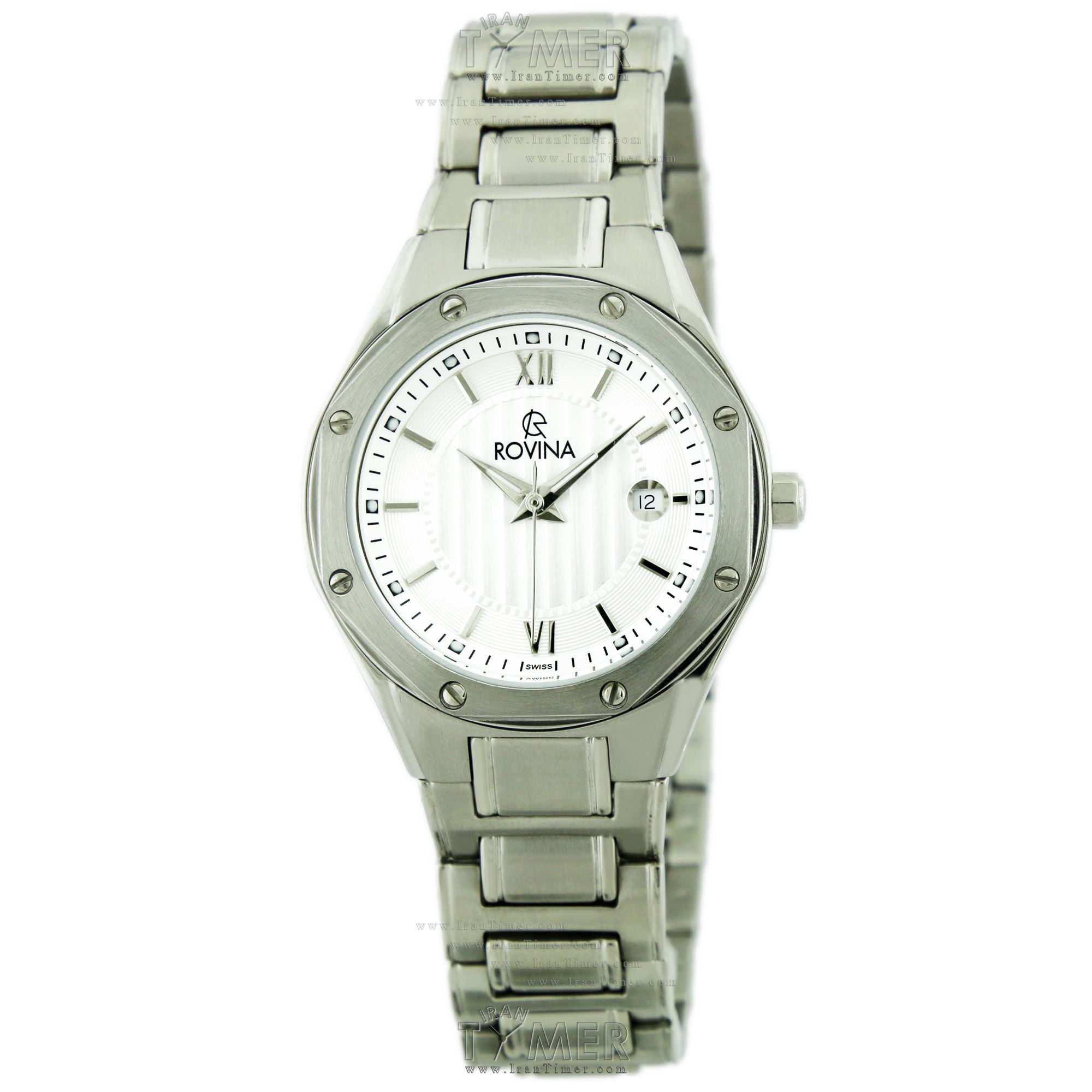 قیمت و خرید ساعت مچی زنانه رُوینا(ROVINA) مدل 70126L1BW کلاسیک | اورجینال و اصلی