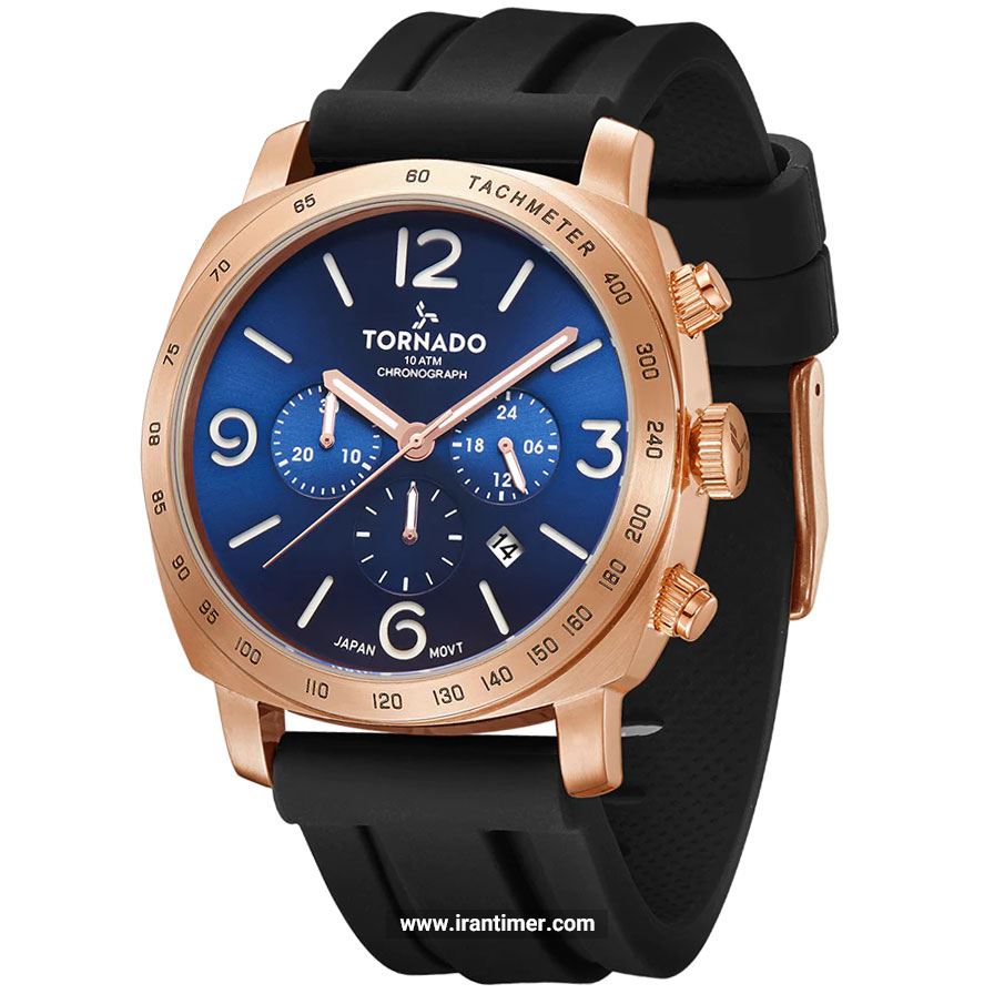 قیمت و خرید ساعت مچی مردانه تورنادو(Tornado) مدل T9102-KSBN اسپرت | اورجینال و اصلی