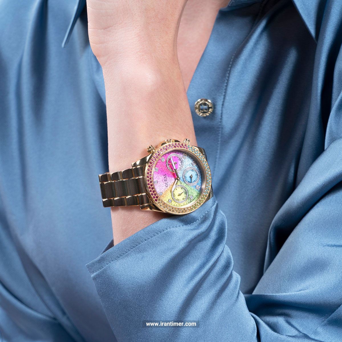 قیمت و خرید ساعت مچی زنانه گس(GUESS) مدل GW0483L4 فشن | اورجینال و اصلی