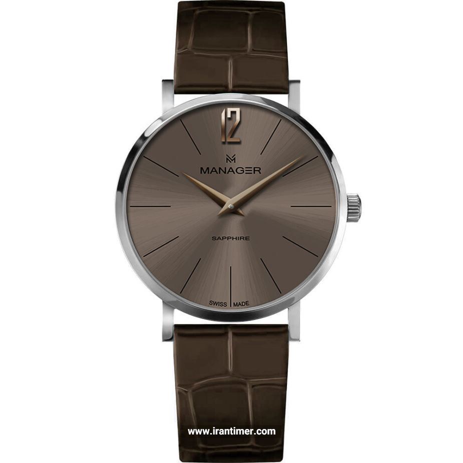 قیمت و خرید ساعت مچی مردانه منیجر(MANAGER) مدل MAN-PS-11-SL کلاسیک | اورجینال و اصلی