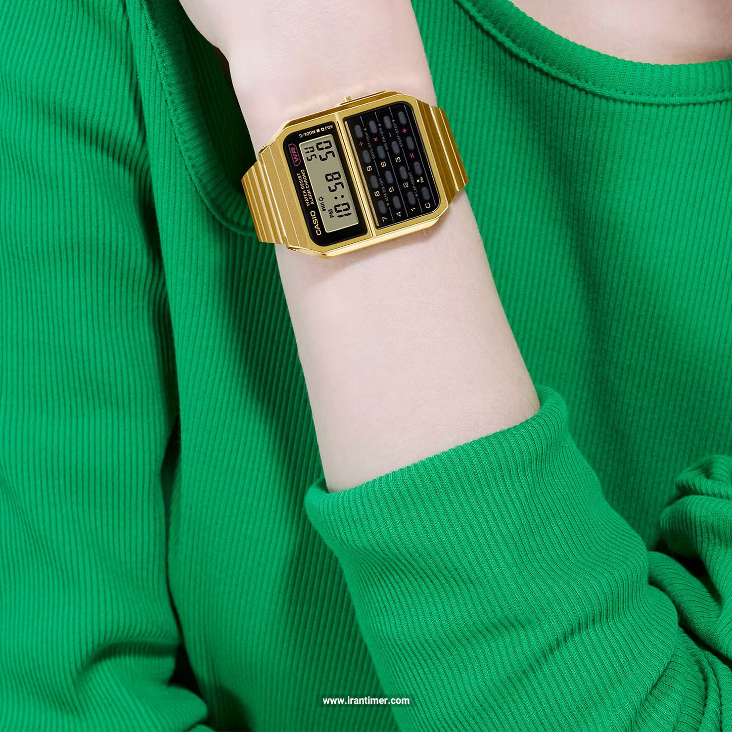 قیمت و خرید ساعت مچی مردانه زنانه کاسیو (CASIO) جنرال مدل CA-500WEG-1ADF کلاسیک | اورجینال و اصلی