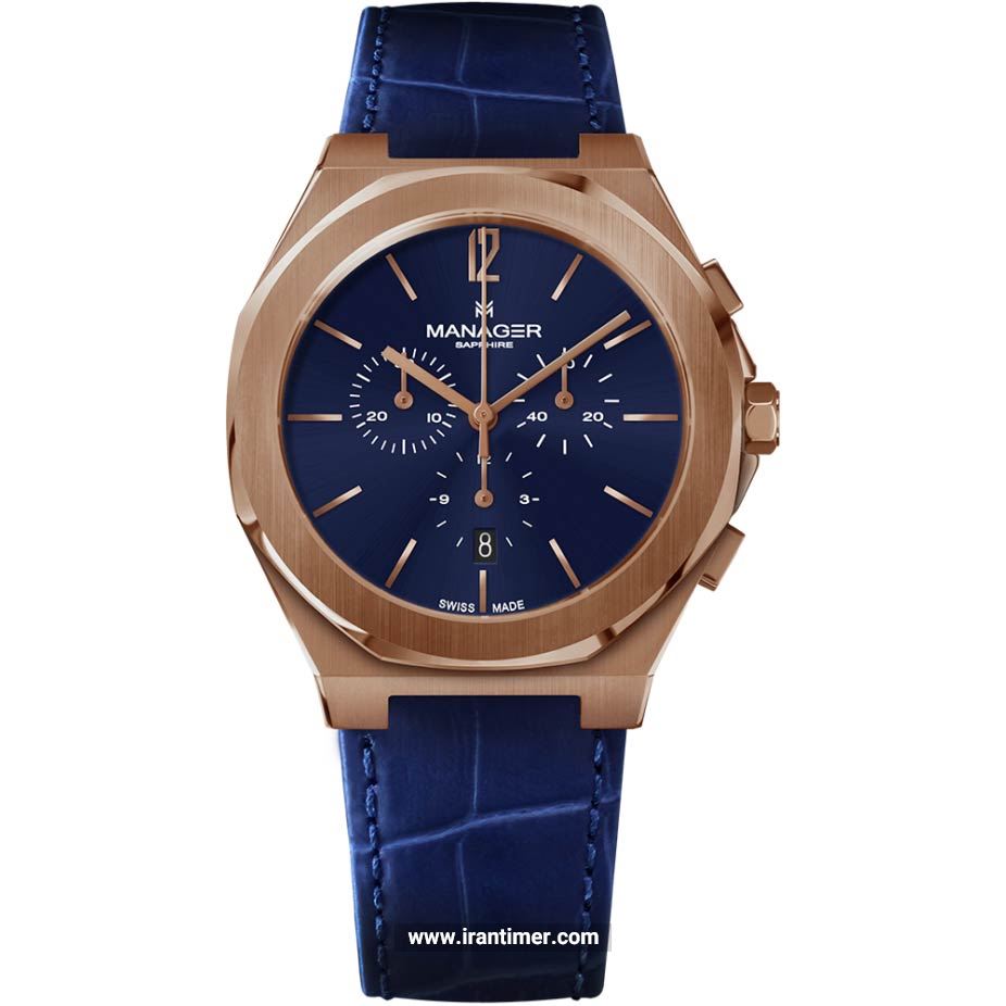قیمت و خرید ساعت مچی مردانه منیجر(MANAGER) مدل MAN-RS-08-RL کلاسیک | اورجینال و اصلی