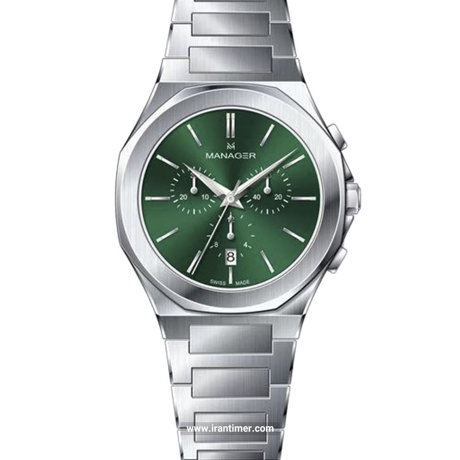 قیمت و خرید ساعت مچی مردانه منیجر(MANAGER) مدل MAN-RS-114-SM کلاسیک | اورجینال و اصلی