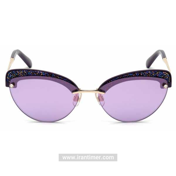 قیمت و خرید عینک آفتابی زنانه فشن (SWAROVSKI) مدل SK 0257 28G 57 | اورجینال و اصلی