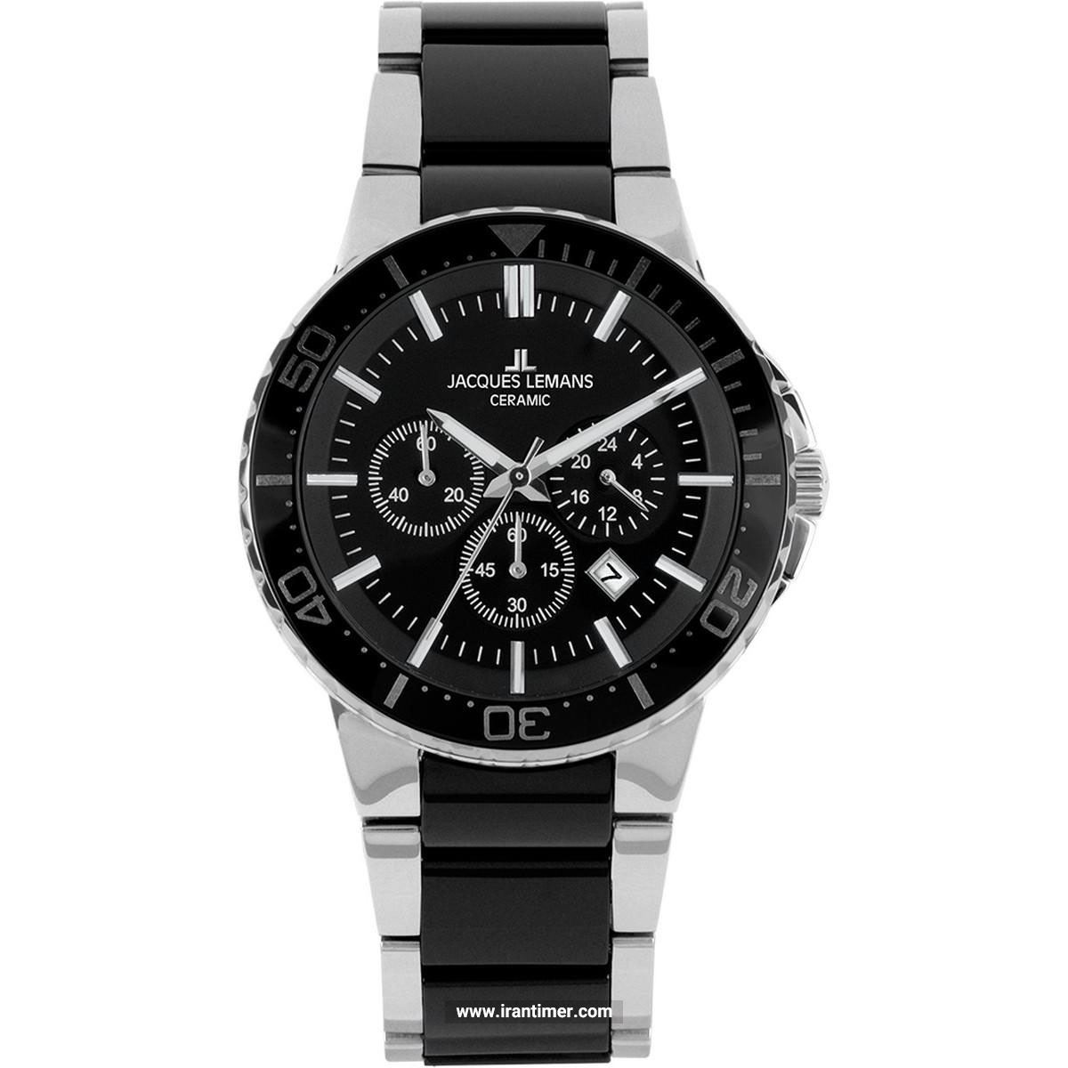 قیمت و خرید ساعت مچی مردانه ژاک لمن(JACQUES LEMANS) مدل 1-2166A کلاسیک | اورجینال و اصلی