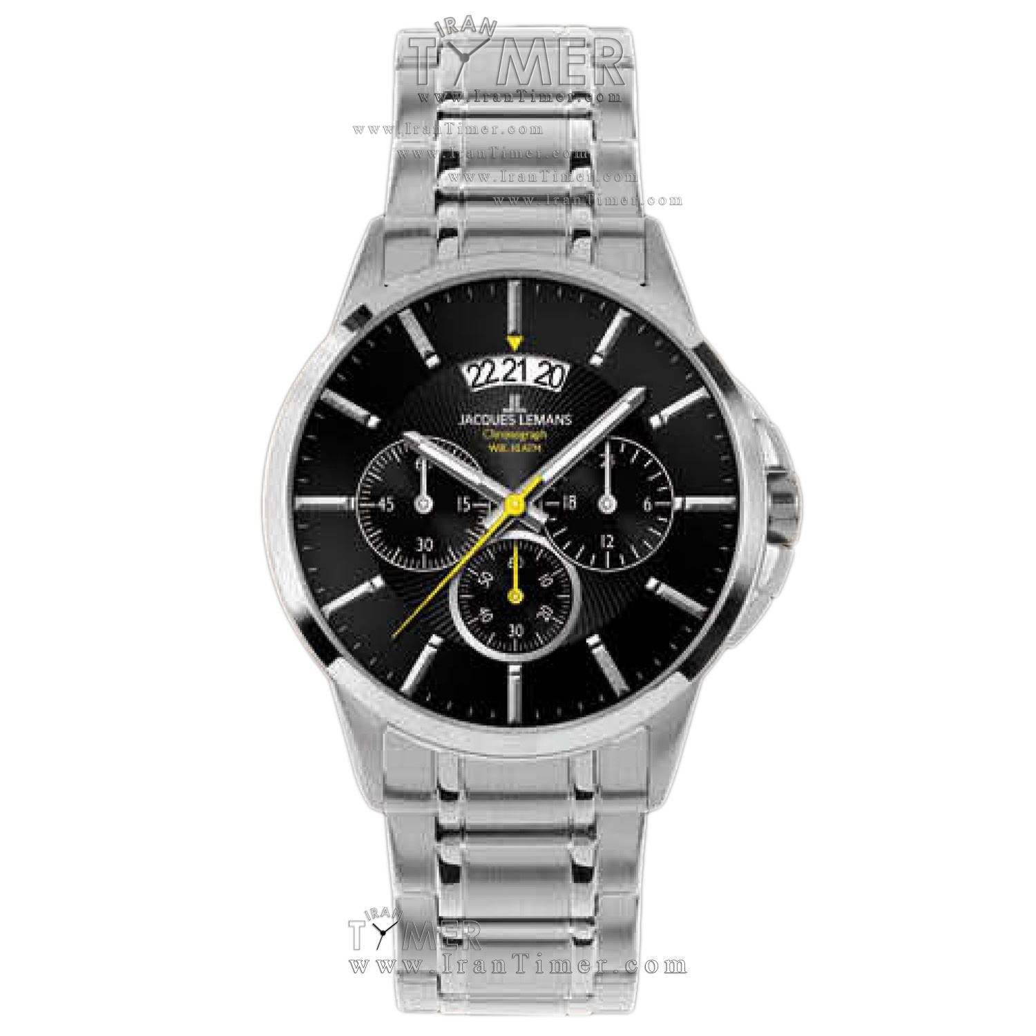 قیمت و خرید ساعت مچی مردانه ژاک لمن(JACQUES LEMANS) مدل 1-1542D کلاسیک | اورجینال و اصلی