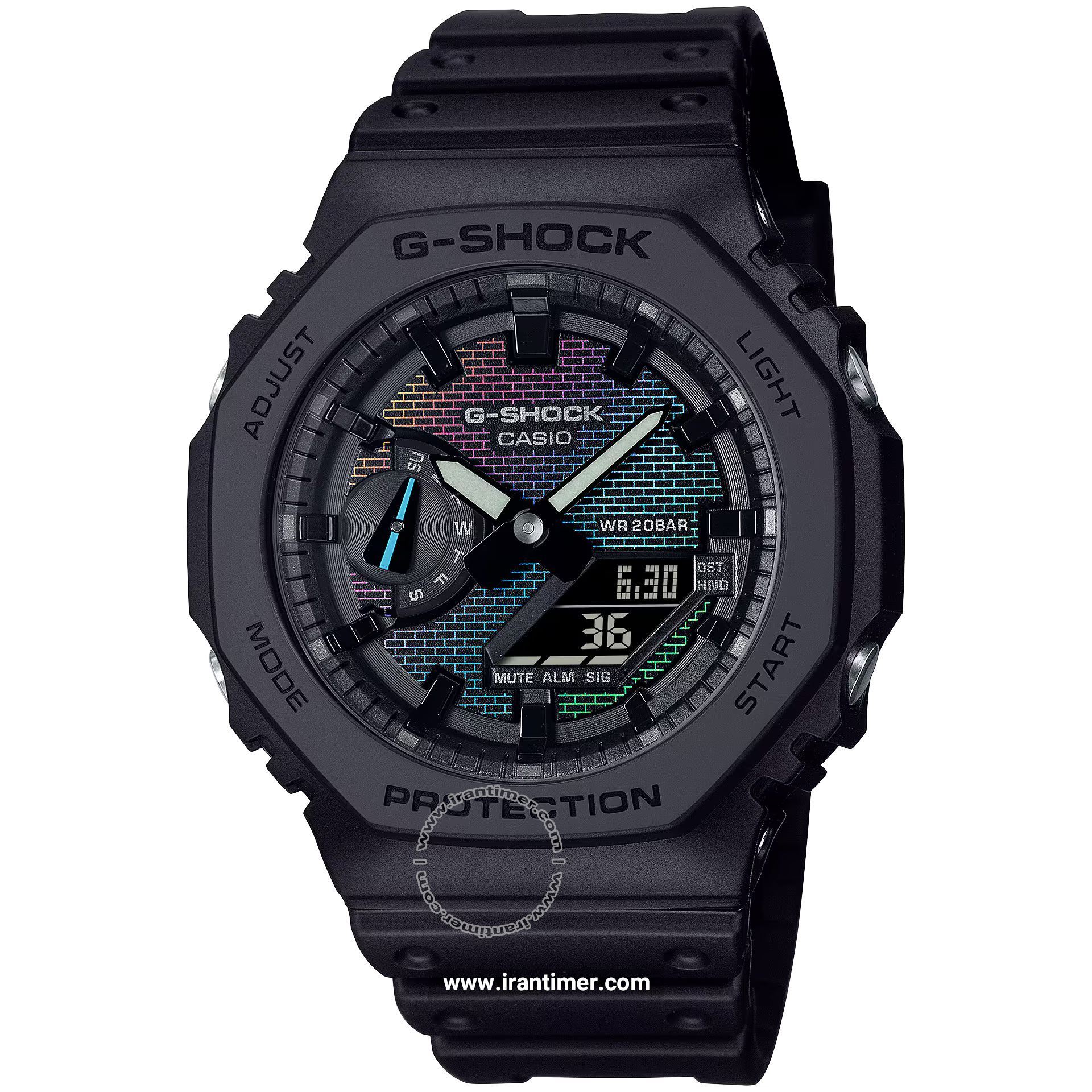 قیمت و خرید ساعت مچی مردانه کاسیو (CASIO) جی شاک مدل GA-2100RW-1ADR اسپرت | اورجینال و اصلی