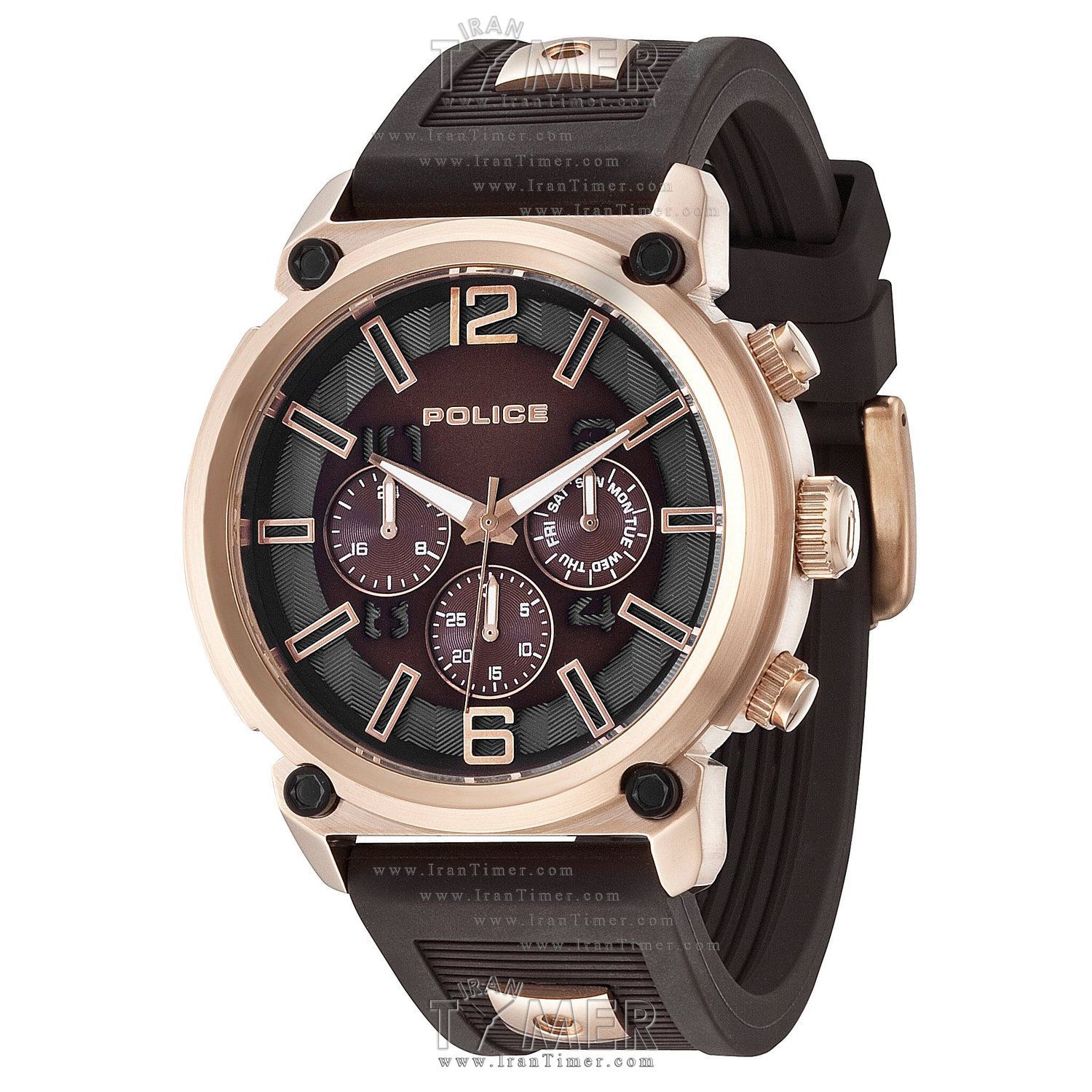 قیمت و خرید ساعت مچی مردانه پلیس(POLICE) مدل P14378JSR-02 اسپرت | اورجینال و اصلی
