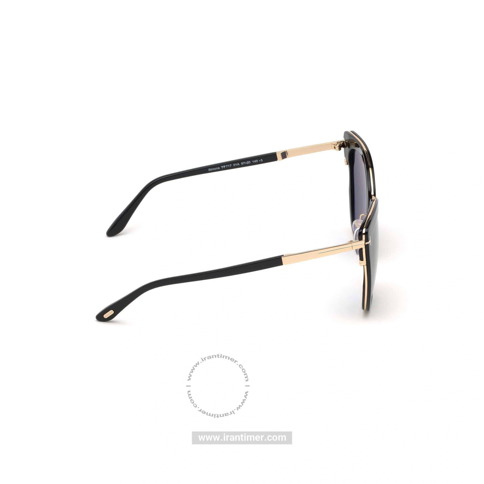 قیمت و خرید عینک آفتابی زنانه کلاسیک (TOM FORD) مدل FT 0717 01A 57 | اورجینال و اصلی