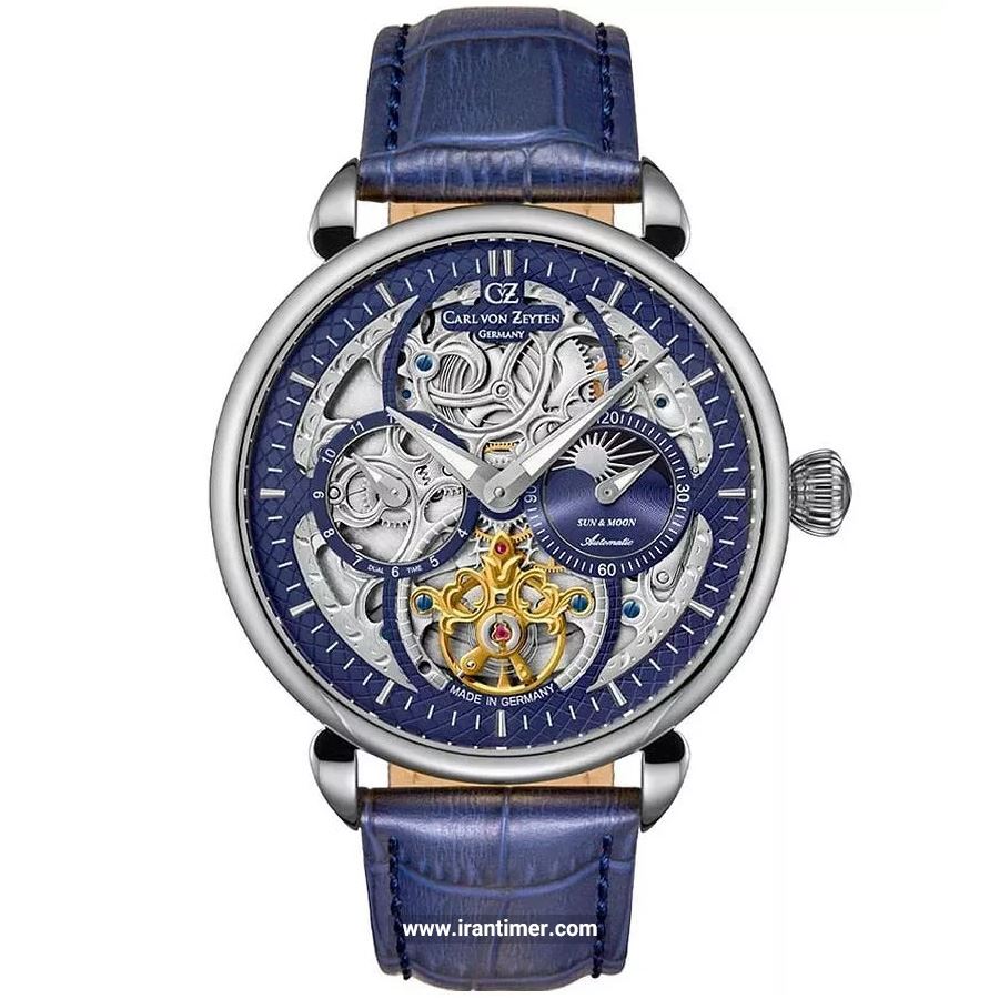 قیمت و خرید ساعت مچی مردانه کارل ون زیتن(CARL VON ZEYTEN) مدل CVZ0005SBLS کلاسیک | اورجینال و اصلی