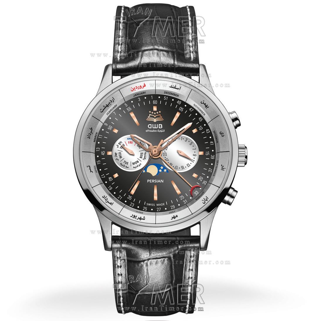 قیمت و خرید ساعت مچی مردانه ای دبلیو بی(AWB) مدل ASL-410-17 کلاسیک | اورجینال و اصلی