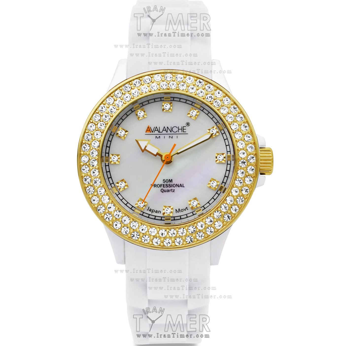 قیمت و خرید ساعت مچی زنانه اولانچ(AVALANCHE) مدل AVM1018SWHGD اسپرت | اورجینال و اصلی
