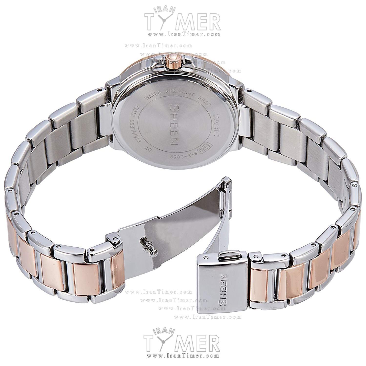 قیمت و خرید ساعت مچی زنانه کاسیو (CASIO) شین مدل SHE-3052SPG-7AUDR فشن | اورجینال و اصلی