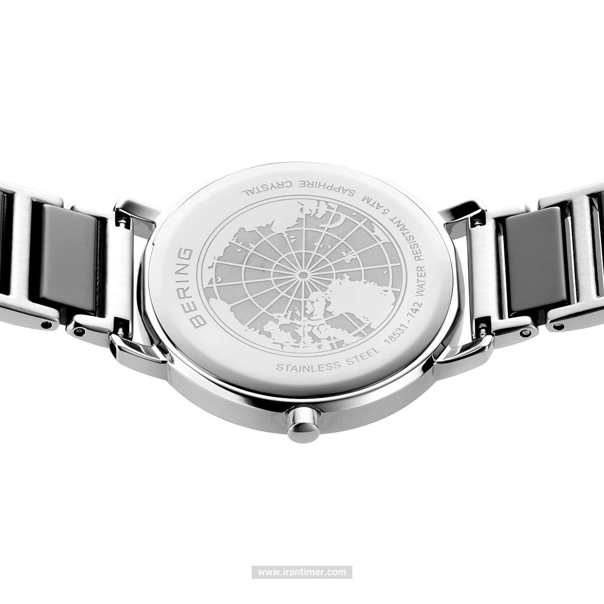 قیمت و خرید ساعت مچی زنانه برینگ(BERING) مدل B18531-742 کلاسیک | اورجینال و اصلی