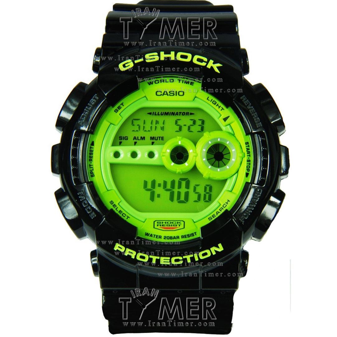 قیمت و خرید ساعت مچی کاسیو (CASIO) جی شاک مدل GD-100SC-1DR فشن اسپرت | اورجینال و اصلی
