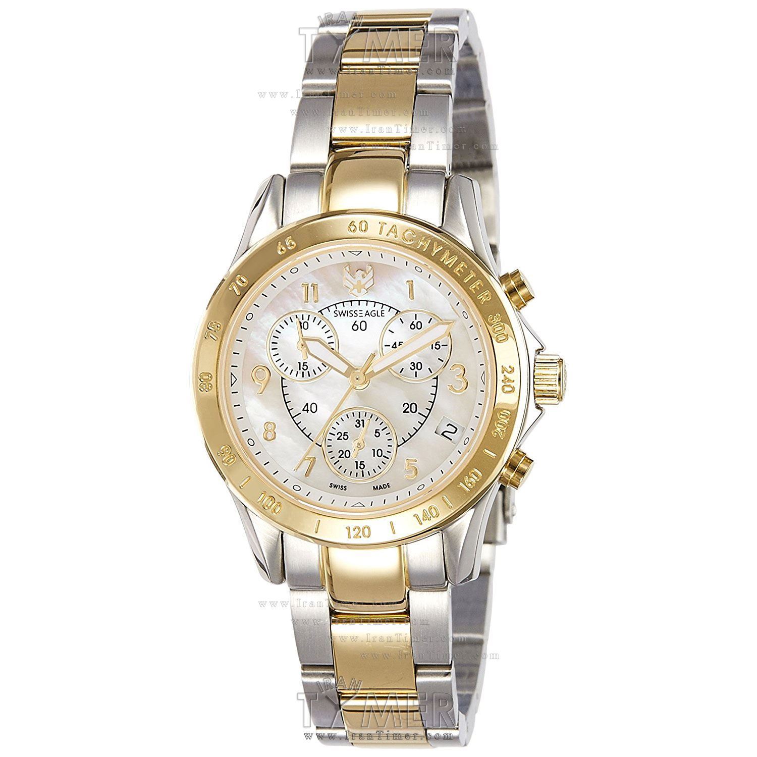 قیمت و خرید ساعت مچی زنانه سوئیس ایگل(SWISS EAGLE) مدل SE6026-33 کلاسیک | اورجینال و اصلی