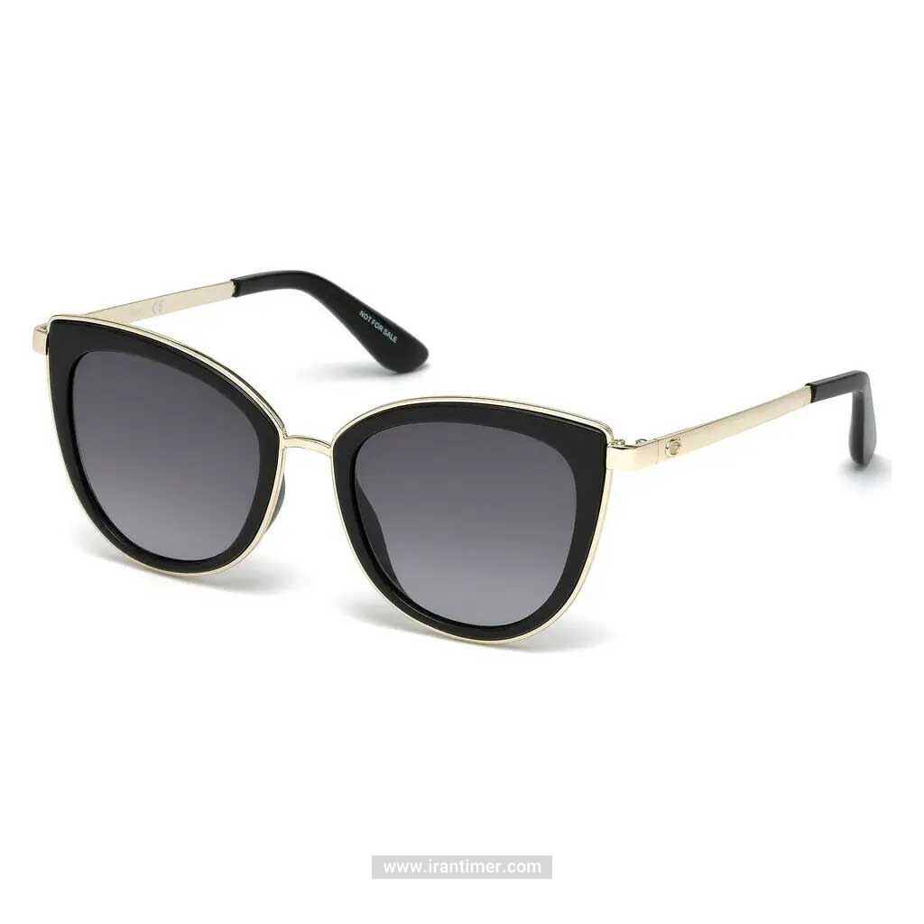 قیمت و خرید عینک آفتابی زنانه کلاسیک (guess) مدل GU 7491 01B 52 | اورجینال و اصلی
