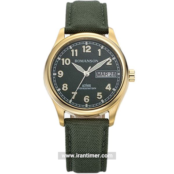 قیمت و خرید ساعت مچی مردانه رومانسون(ROMANSON) مدل AL4BS015FMEGAD1W-GREEN کلاسیک | اورجینال و اصلی